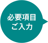 必要項目ご入力